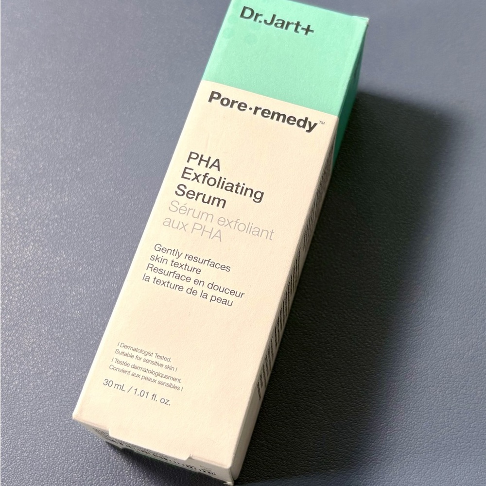 Dr. Jart+ Pore Remedy PHA Exfoliating Serum 1.01 fl oz / 30ml New In Box Exp2027